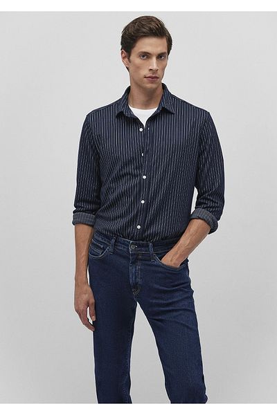 Mavi Cămașă tricotată Slim Fit / Slim Fit 0211248 -86623