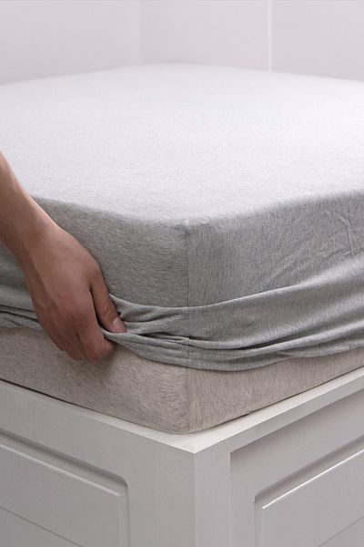 TeksNil Home RANFORCE - قطن رمادي مفرد/مزدوج اقتصادي مرن كارساف 8 ألوان
