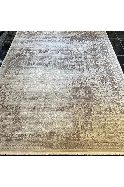 Hoomrugs Elexus Halı Diamond 3847 Gri Vizon Modern Salon Halısı