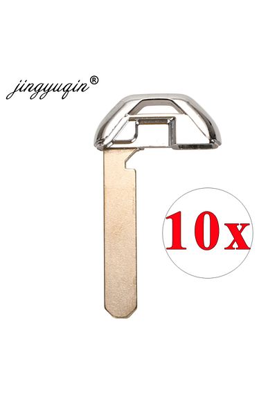 jingyuqin 10pcs Remote Car Smart Key Keyless Emergency Insert Key Blade For Honda Accord Odysee C...