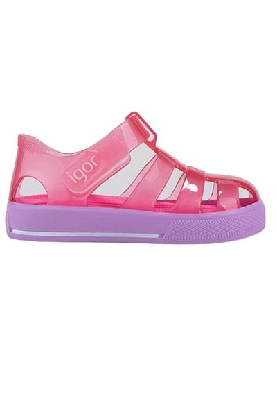 IGOR Star Bicolor Kids Sandals Shoes S10270-018Fucsia