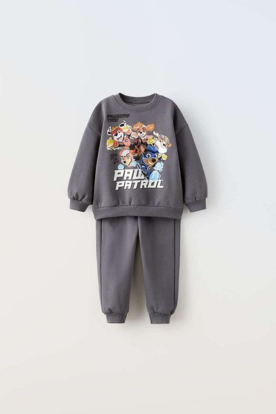 vinezza Disney Paw Petrol Printed Children's Sweatshirt and Sweatpants Set - Cotton Hoodie