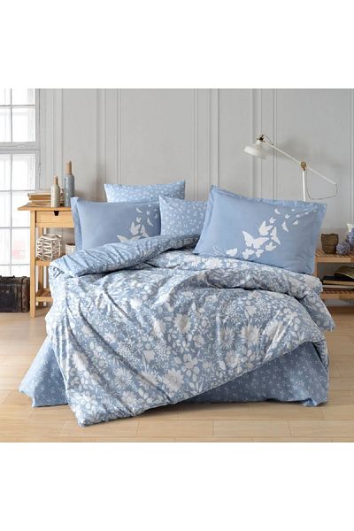 Hobby Hira King Size Duvet Cover Set - Poplin 100% Cotton (Battal)
