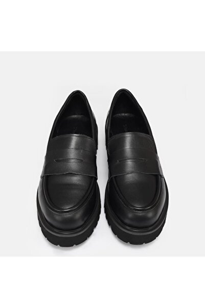 37Numara LOAFER DE FEMEIE MĂRIME MARE PIELE VERITĂ 41-42-43-44 PIELE NEGRĂ