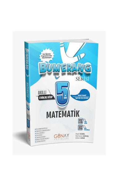 Irmak Yayınları Günay Yayınları 5. Sınıf Matematik Bumerang Etkinlikli Akıllı...