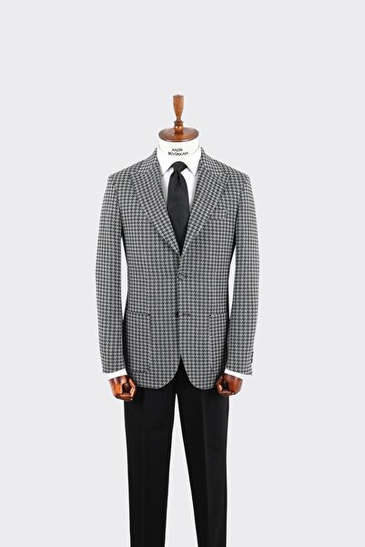 Kadir Büyükkaya Kırlangıç Yaka Erkek Ceket-KAX5110S