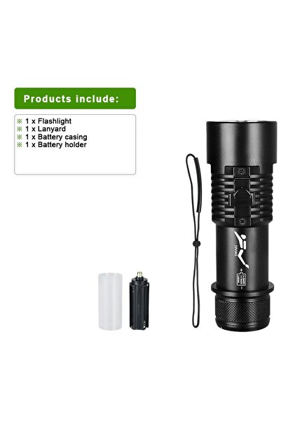 Choice مصباح غوص احترافي LED بدون بطارية، بقوة إضاءة 1000000 لومن، مقاوم للما...