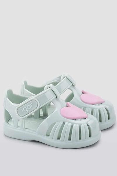 IGOR Tobby Gloss Love Kids Sandals Shoes S10310-026menta