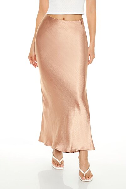 Forever 21 Saten Maxi Etek
