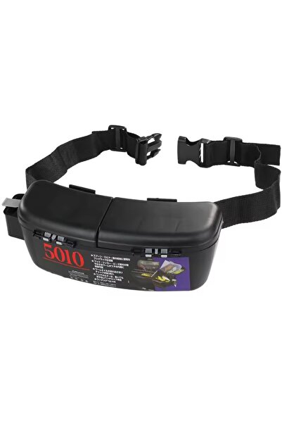 Choice صندوق صيد أسود من WEIHE يُوضع على الخصر مع حزام، مناسب لأنشطة الصيد ال...