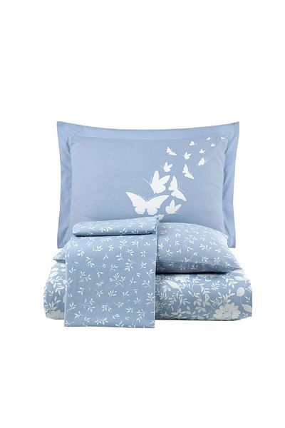 Hobby Hira King Size Duvet Cover Set - Poplin 100% Cotton (Battal)