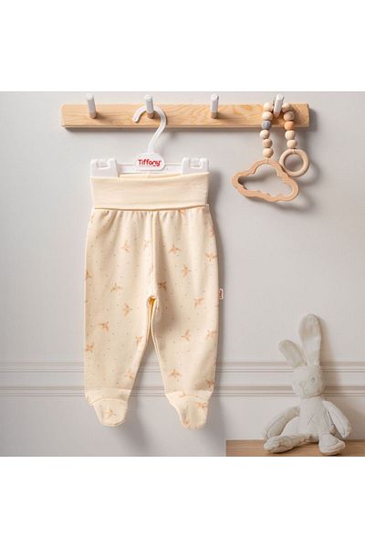 Tiffany Organic Bird Themed Baby Booties Pants - 2424007