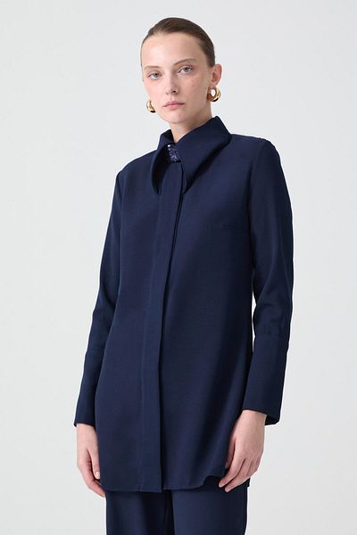 Touché Privé Payet Detail Crepe Shirt