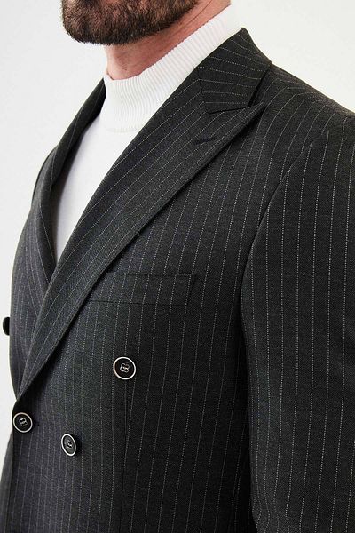 Mcr Pointed Collar Suit Set