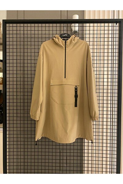 Armine TREND تونك بغطاء للرأس مزود بسحاب