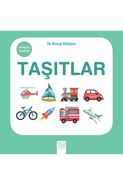 Karma Kitaplar My First Book of Emoji - Vehicles 1001 Flower Books Book