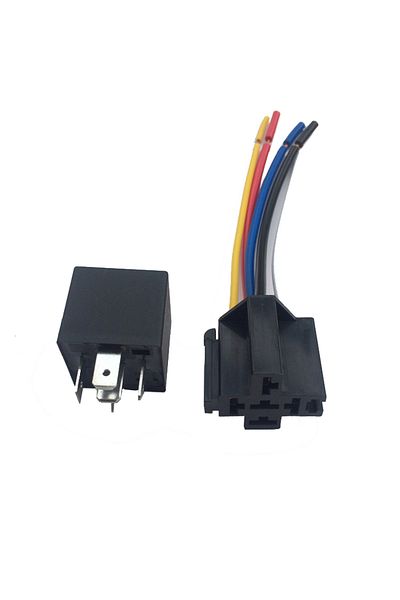 Choice 12V 40A AMP 5 SPDT Car Truck Auto Automobile Automotive Relay with 5 Pin Socket 5 Wires for GPS L...