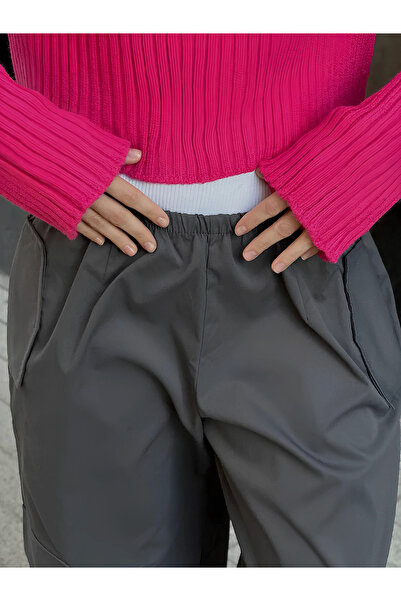 Jose Clothing Angely Pink Reglan Sleeve Crew Neck Premium Yarn Sweater