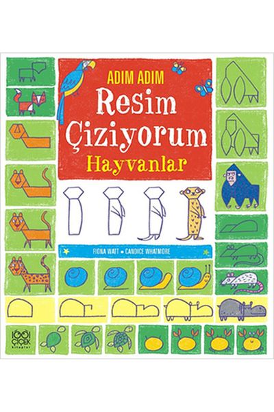 Karma Kitaplar Step by Step I Draw Pictures - Animals 1001 Flower Books Book