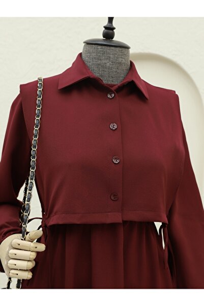 Modamorfo Dress Set with Shirt Detail on Top