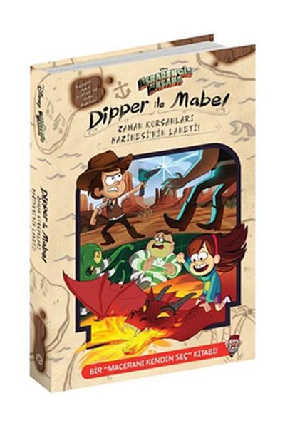 Karma Kitaplar Disney the Mysterious Town - the Curse of the Treasure of the Dipper and Mabel Time Pirates - Beta Kids Book