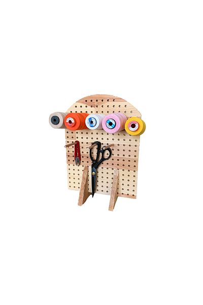 Arkaik Craft Wooden Wall Board Portable Organizer Tabletop Jewelry Organizer