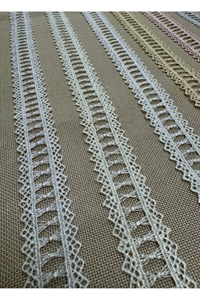 Butik Kolber piyasa desen Fransız Güpür Brode işleme top 9 metre