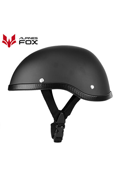 Choice Matte Black Retro Motorcycle Half Helmet ABS+Cotton Plastic Cap Summer Half Face Unisex Helmet Motor