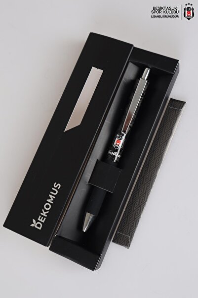 Beşiktaş DEKOMUS ÖZEL KUTULU LİSANSLI BEŞİKTAŞ HYBRID INK MEKANİK TÜKENMEZ KALEM