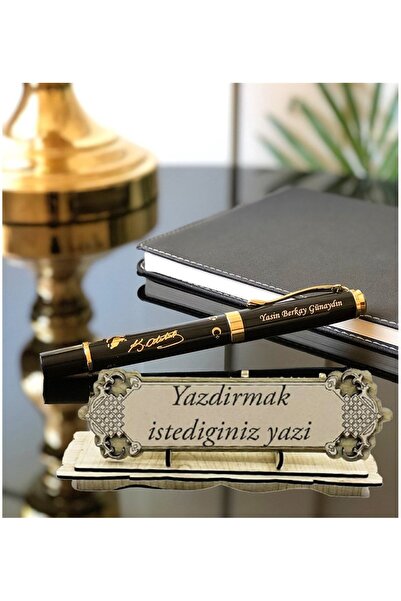 Çılgıntrend Kişiye Özel Atatürk Siluet Ve Masa Üstü Isimlik