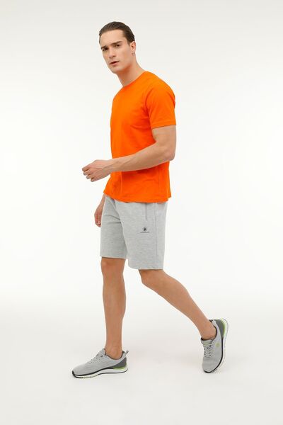 lumberjack 4m M-ct103 Basıc Short 4fx,grı Melan, Xl