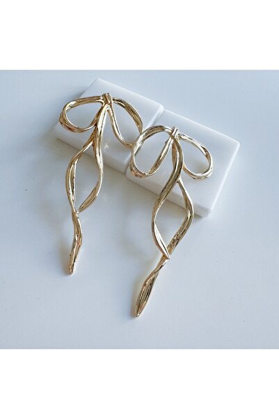 DENİZ Ribbon Earrings for Women