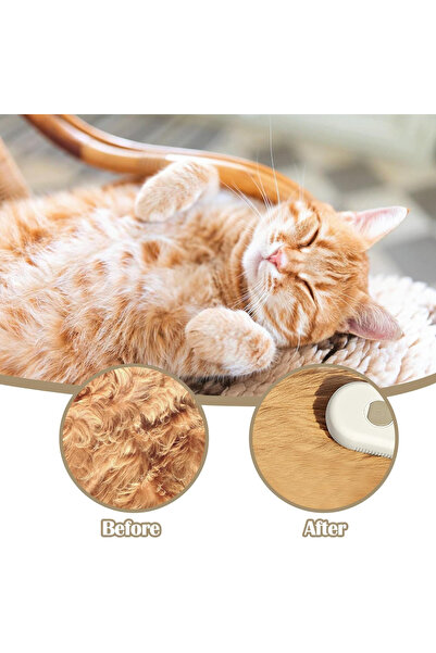 TOYFEST Soft Silicone Handle Steam Cat Comb, Steam Cat & Dog Washing Brush Comb