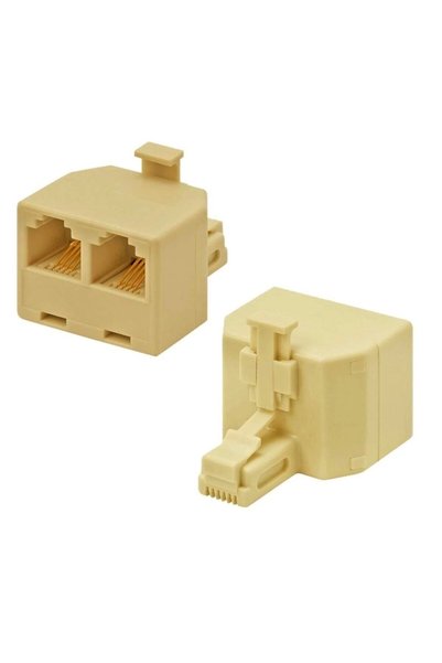 CNL Rj11 Çoklayıcı Çoğaltıcı Splitter 1 Giriş 2 Çıkış