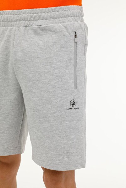 lumberjack 4m M-ct103 Basıc Short 4fx,grı Melan, Xl