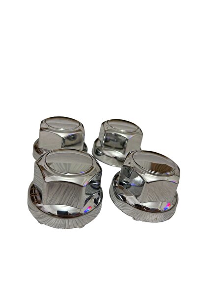 ERFACS 33 Mm Paslanmaz Bijon Kapağı Krom Kaplama Tır Kamyon Otobüs Uyumlu 10 ...