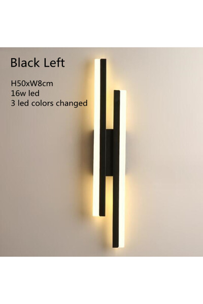 Choice مصباح جداري LED لغرفة النوم، إضاءة جدارية بأنابيب نحاسية وغطاء من الأكريليك، إضاءة داخلية لغرفة المعيشة...