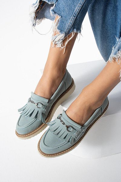 HVZ Exclusive Ежедневни удобни ергономични дамски обувки Loafer Tassel