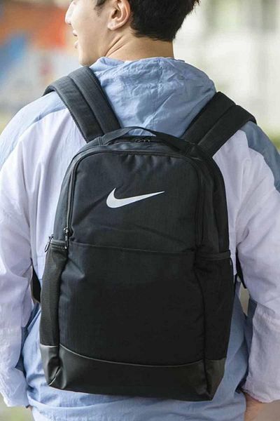 Nike Σακίδιο πλάτης Γυμνασίου/Μέσης Σχολείου Καθημερινό 24L 46x30x18 cm Unisex Σακίδιο NK7709-010-Μαύρο
