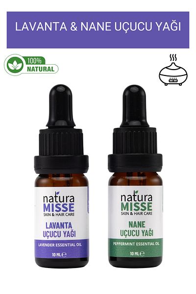 NaturaMisse Lavender and Mint Essential Oil - 10 Ml, 100% Pure Aromatherapy Series