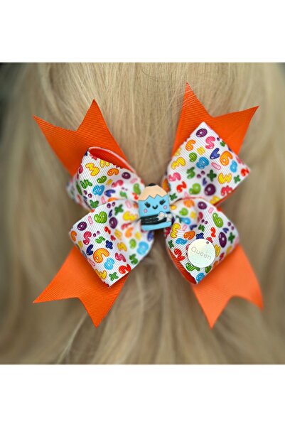 QUEEN AKSESUAR تصميم فاخر بفيونكة مفصلة بنمط الحروف الأبجدية قلم رصاص أوتومات...