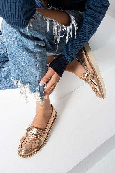 HVZ Exclusive Ежедневни удобни ергономични дамски обувки Loafer Tassel