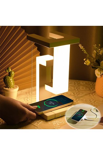 Choice 0-5w Novelty Floating Lamp With 10 W Detachable Wireless Charger Decorative Light For Bedroom/offic