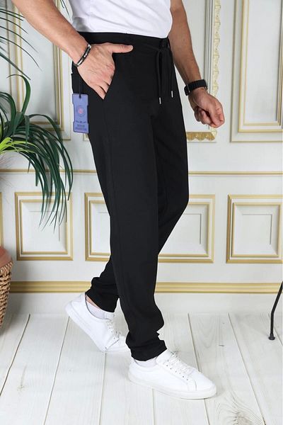 PHANTOM JEANS Ανδρικό μαύρο ιταλικό κομψό, ελαστικό, ελαστικό, ελαστικό, κομψό, βαμβακερό ύφασμα, σχολείο