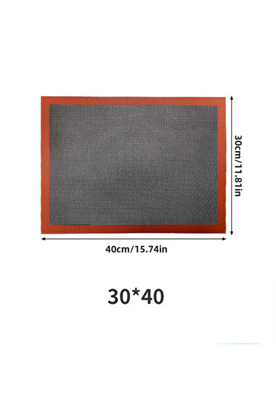 Choice 1 قطعة حصيرة شواء سيليكون 30 × 40 سم صينية خبز قابلة للتهوية للشواء وا...