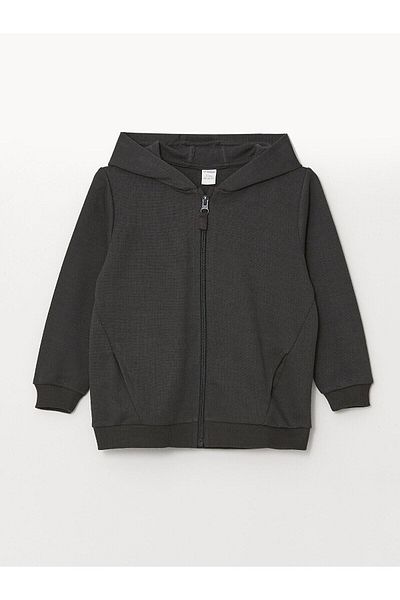 LC Waikiki Lcw Kids Hooded Boy Zippered Sweatshirt