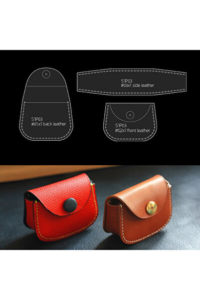 Choice ACL YOMDID 3pcs Mini Coin Purse Template Wallet Making Mold Leather Pa...