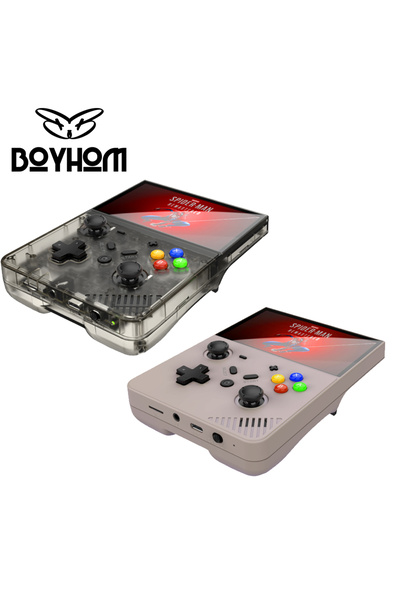 BOYHOM R43 Pro 4.3 inç HD Ekran LINUX Cortex-A17 Retro El Tipi Video Oyun Kon...