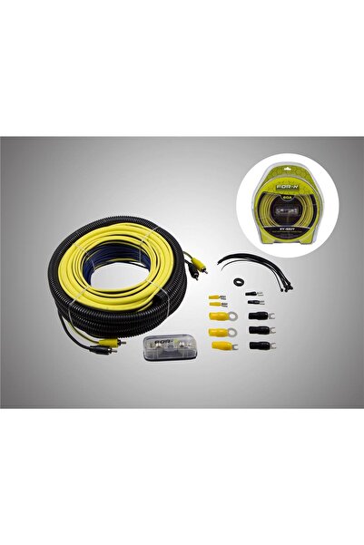 For-X 6GA-KALIN-PROFESYONEL ANFİ SET KABLOSU-TÜM KABLOLAR MEVCUTTUR.
