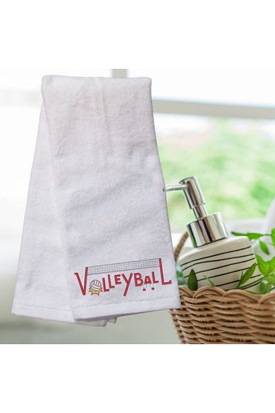 Ursa Volleyball Mesh Written Embroidered Sports Towel 50X90